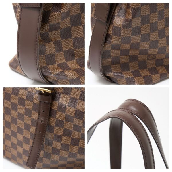 compass1713760082 Louis Vuitton Chelsea Shoulder Handbag Damier Leather Brown