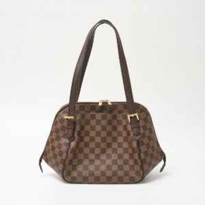 compass1713761978 Louis Vuitton Monogram Sac Shopping Shoulder Bag Brown