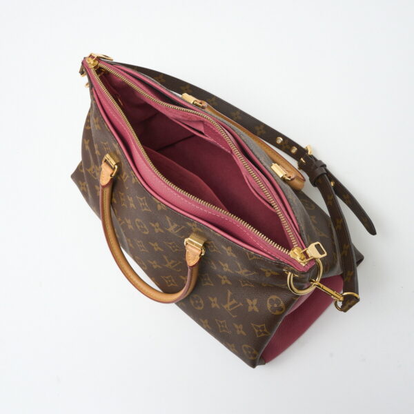 compass1713837494 Louis Vuitton Pallas Shoulder Bag Brown