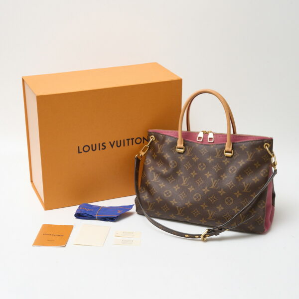 compass1713837522 Louis Vuitton Pallas Shoulder Bag Brown