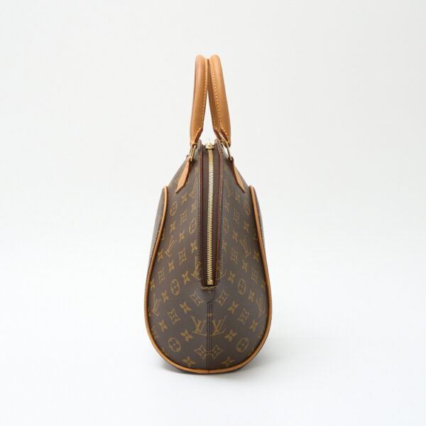 compass1714881350 Louis Vuitton Ellipse PM Handbag Monogram Canvas Leather Brown