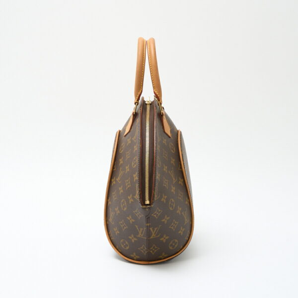 compass1714881363 Louis Vuitton Ellipse PM Handbag Monogram Canvas Leather Brown