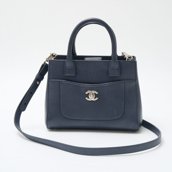 compass1715240595 Chanel Neo Executive Tote Caviar Skin Navy