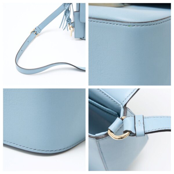 compass1715321113 Salvatore Ferragamo Gancini Calfskin Crossbody Shoulder Bag Blue