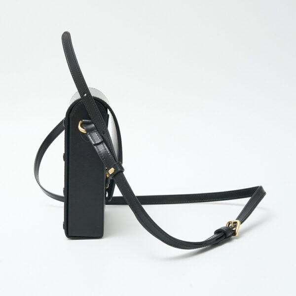 compass1715324255 Gucci Horsebit 1955 Mini Shoulder Bag Black