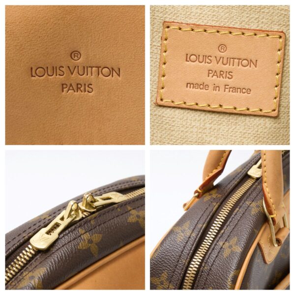 compass1715752580 Louis Vuitton Trouville Handbag Monogram Leather Brown