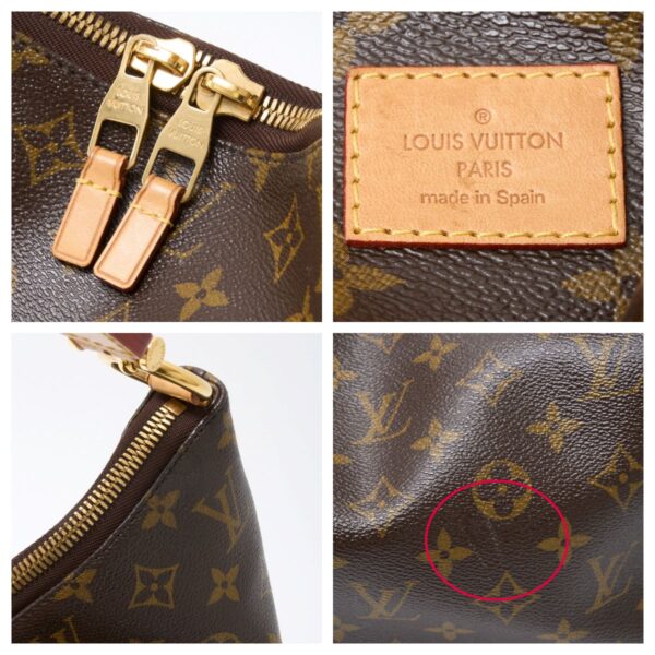 compass1715832744 Louis Vuitton Sully PM 2way Shoulder Bag Monogram Leather Brown