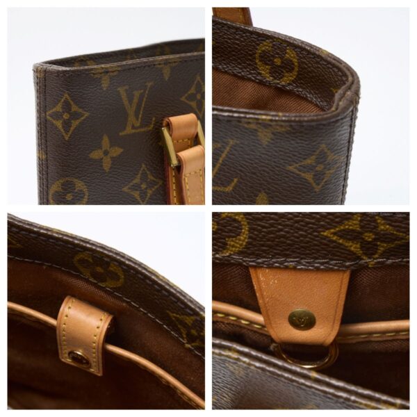 compass1715834525 Louis Vuitton Vavin PM Handbag Monogram Canvas Leather Brown