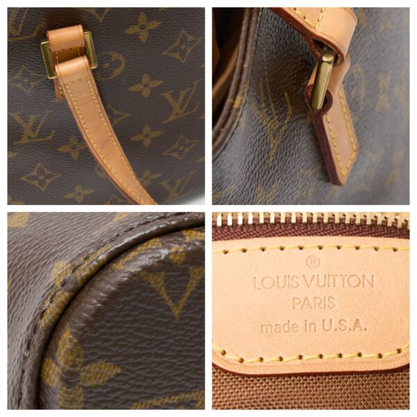 compass1715834535 Louis Vuitton Vavin PM Handbag Monogram Canvas Leather Brown