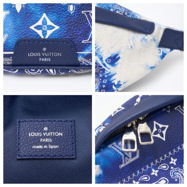 compass1717478801 Louis Vuitton Discovery Bum Bag Monogram Bandana Leather Blue