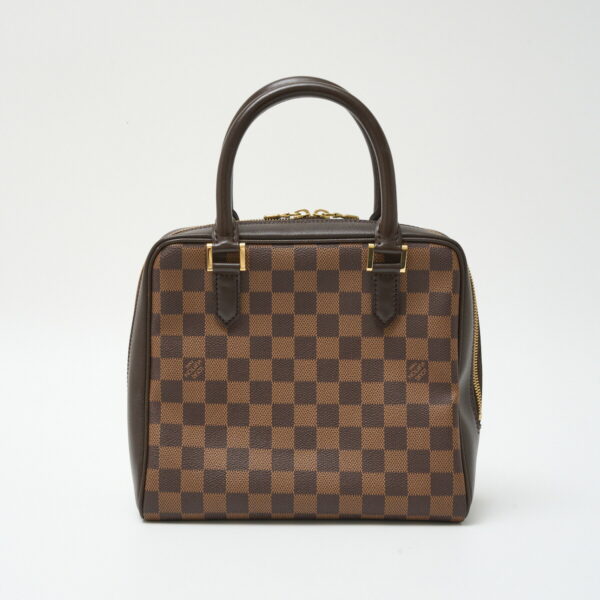 compass1717482705 Louis Vuitton Brera Handbag Damier Ebene Leather Brown