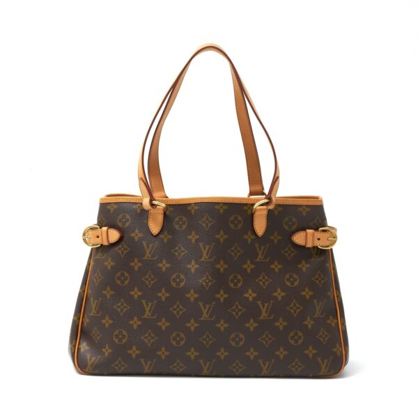 compass1718614221 Louis Vuitton Batignolles Horizontal 2way Shoulder Bag Monogram Brown