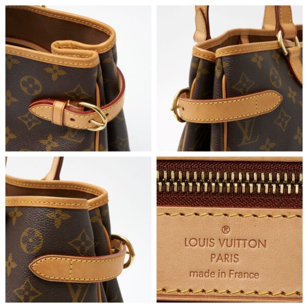 compass1718614277 Louis Vuitton Batignolles Horizontal 2way Shoulder Bag Monogram Brown