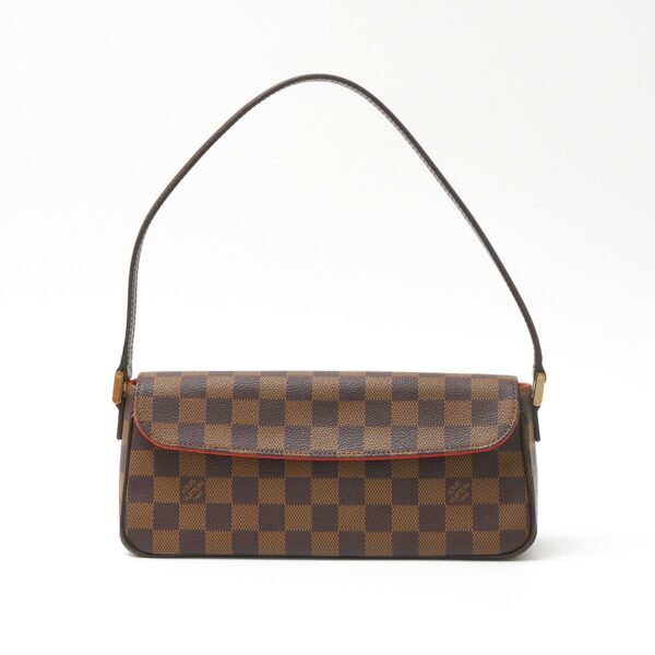 compass1718615175 Louis Vuitton Recoleta 2way Mini Shoulder Bag Damier Ebene Leather Brown