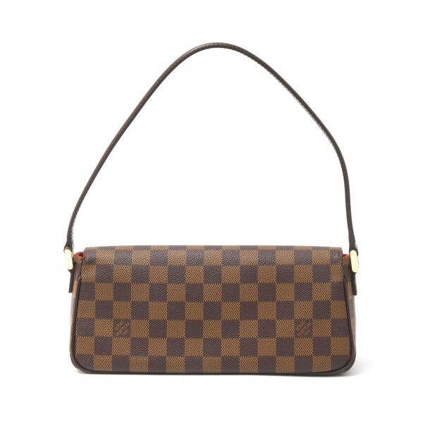 compass1718615188 Louis Vuitton Recoleta 2way Mini Shoulder Bag Damier Ebene Leather Brown