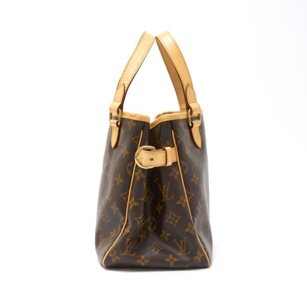 compass1719192721 Louis Vuitton Batignolles Mini Handbag Monogram Leather Brown