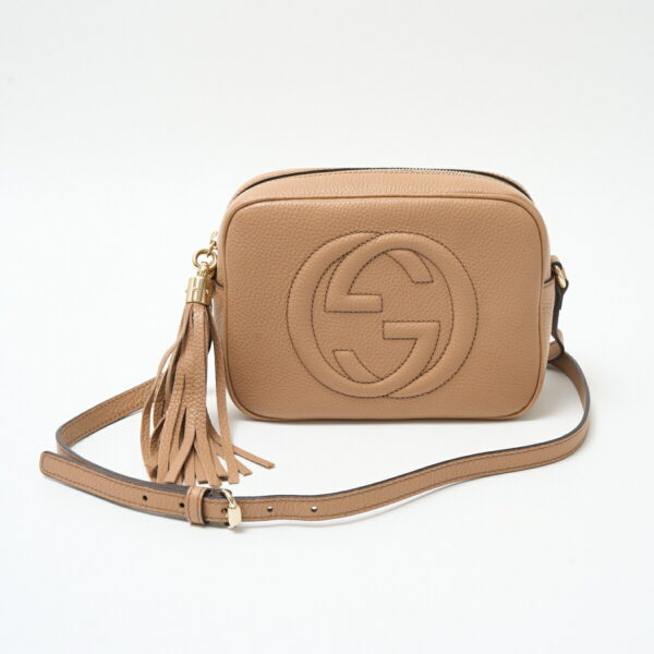 compass1723532897 Gucci Soho Disco Bag Leather Beige