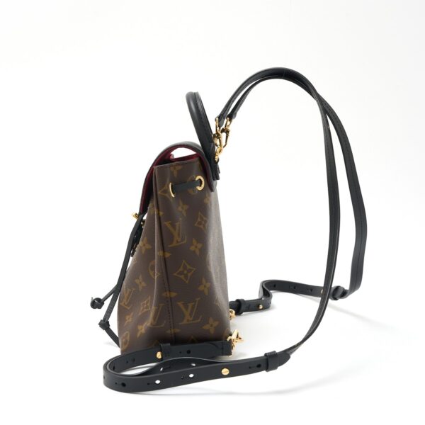 compass1723533870 Louis Vuitton Montsouris NM BB 2way Backpack Handbag Monogram Leather Brown Black