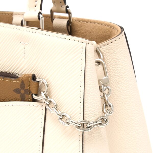 compass1724658625 Louis Vuitton Marelle Tote BB 2way Bag Epi Grain Leather White