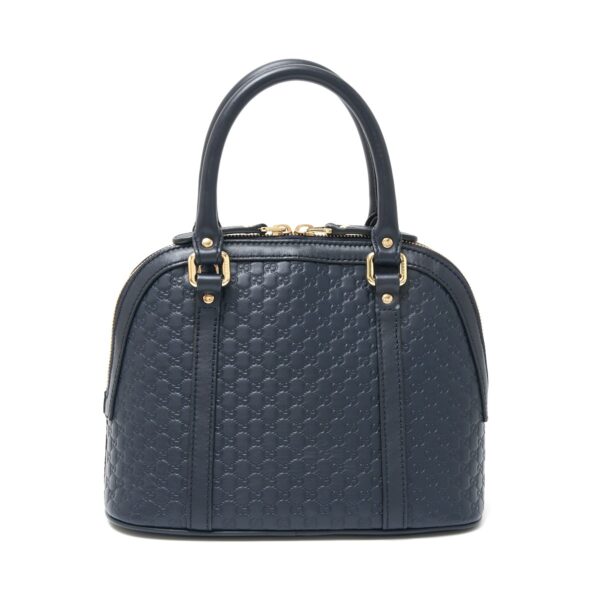 compass1724822032 Gucci Micro Guccisima Handbag Leather Navy