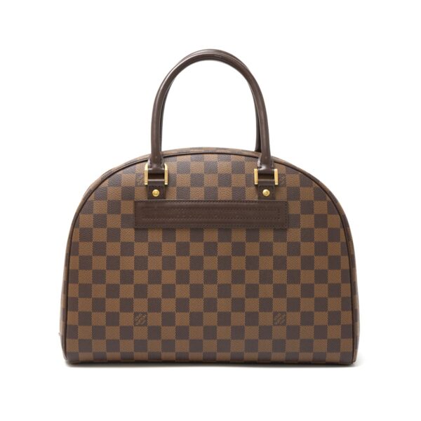 compass1724903377 Louis Vuitton Nolita Handbag Damier Leather Brown