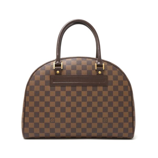 compass1724903388 Louis Vuitton Nolita Handbag Damier Leather Brown