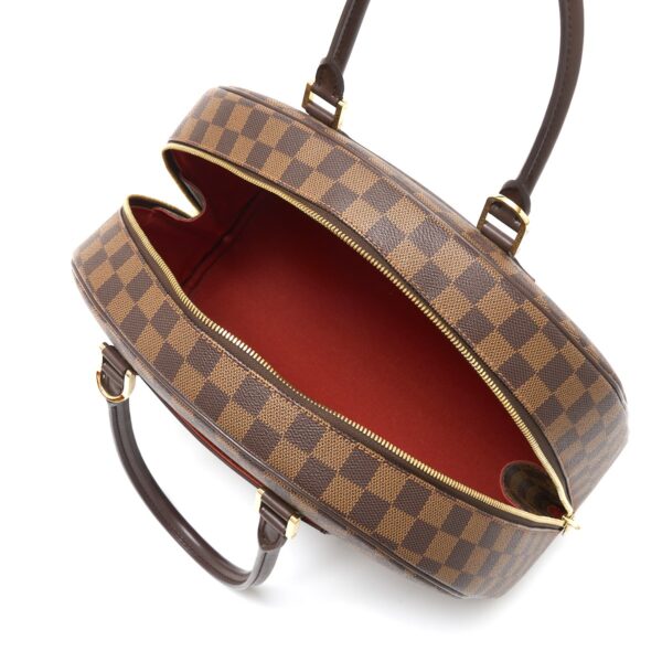 compass1724903403 Louis Vuitton Nolita Handbag Damier Leather Brown