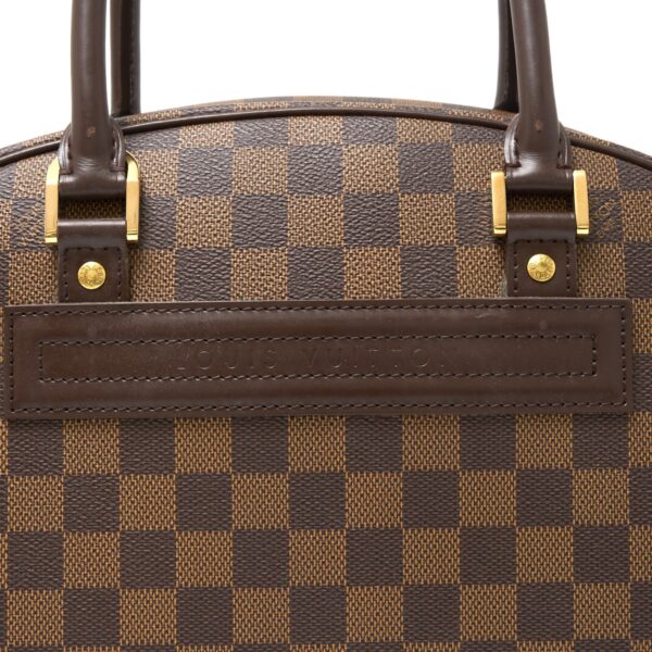 compass1724903412 Louis Vuitton Nolita Handbag Damier Leather Brown