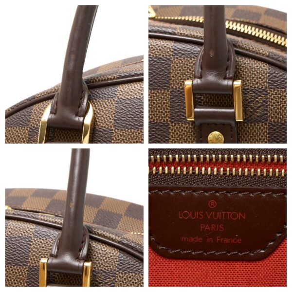 compass1724903440 Louis Vuitton Nolita Handbag Damier Leather Brown