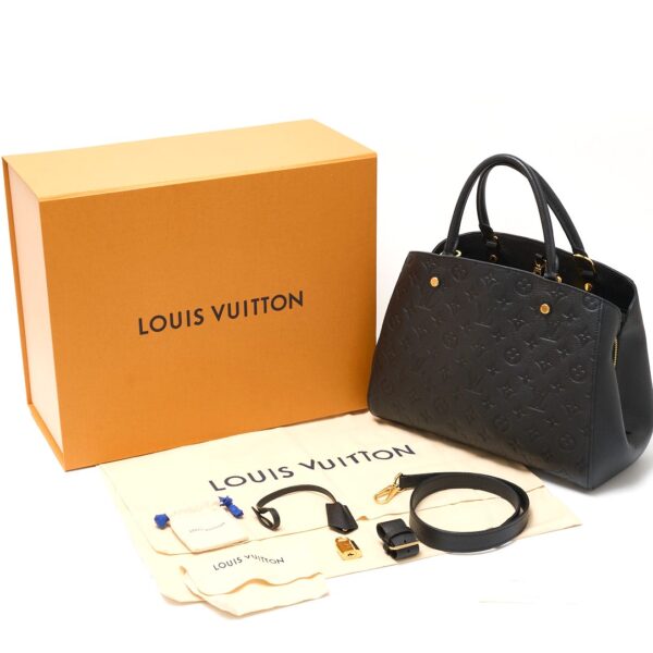 compass1726040766 Louis Vuitton Montaigne MM 2way Empreinte Black