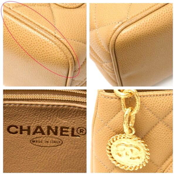 compass1726043882 Chanel Reproduction Tote Caviar Leather Beige