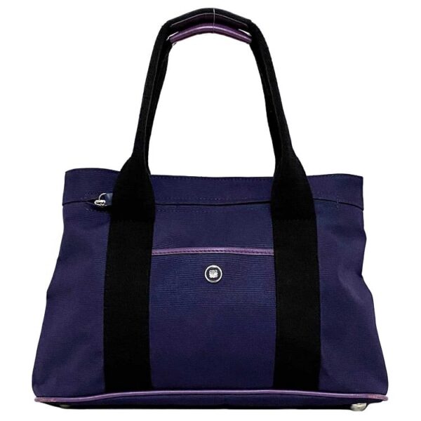 ec 18577 1 Loewe Tote Bag Canvas Leather Purple