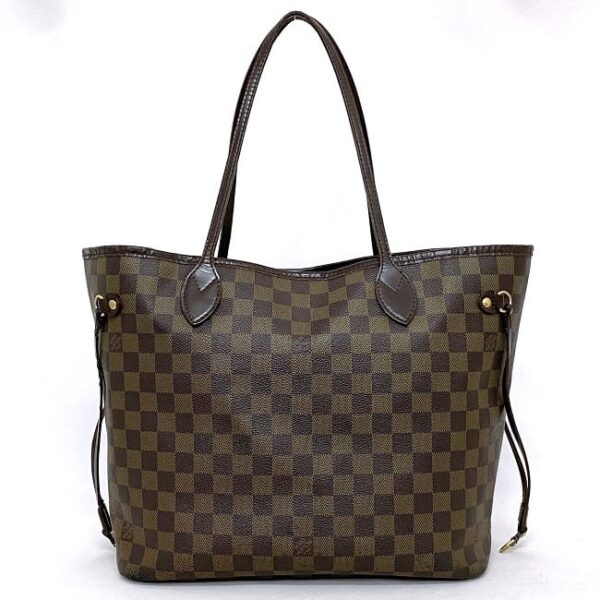 ec 18723 3 Louis Vuitton Neverfull MM Tote Bag Damier Canvas Brown