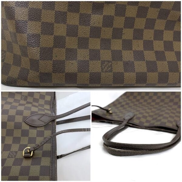 ec 18723 7 Louis Vuitton Neverfull MM Tote Bag Damier Canvas Brown