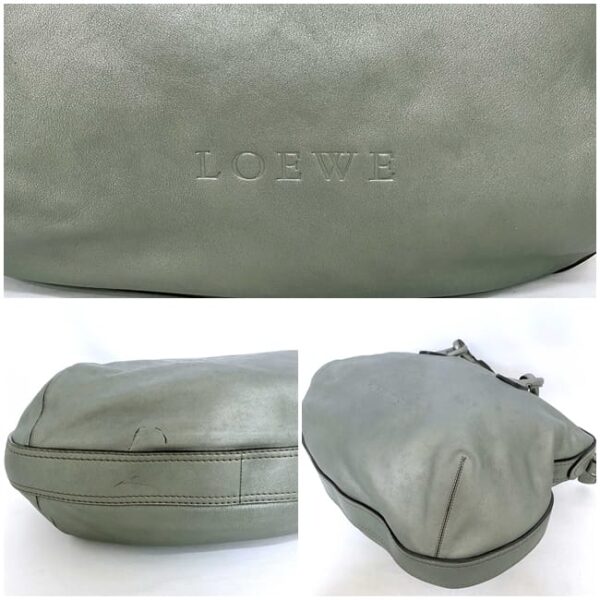 ec 18726 9 Loewe 2Way Bag Leather Green