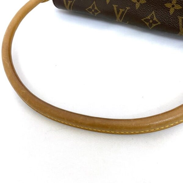 ec 18755 6 Louis Vuitton Mini Looping Shoulder Bag Monogram Canvas Brown Beige