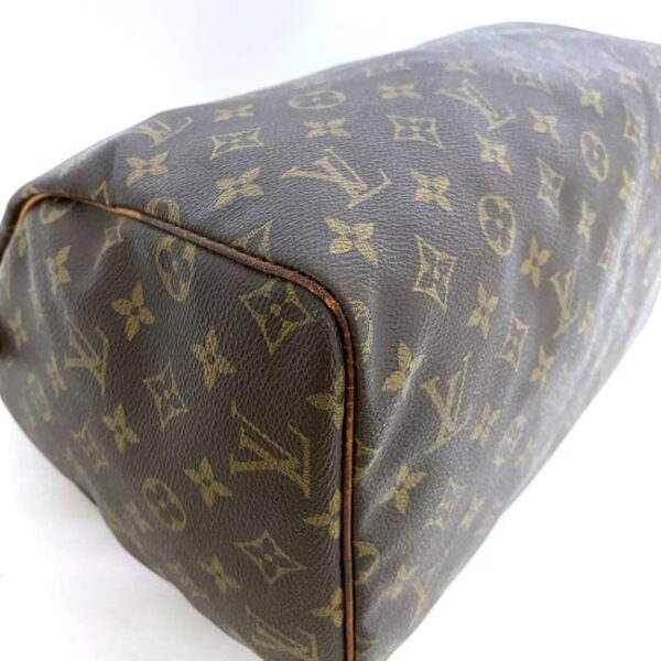 ec 18756 5 Louis Vuitton Speedy 30 Mini Bag Monogram Canvas Brown Beige