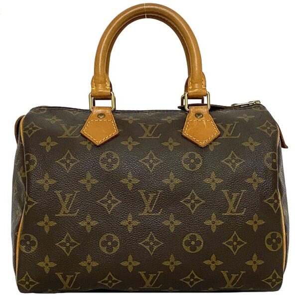 ec 18892 1 Louis Vuitton Speedy 25 Mini Bag Monogram Canvas Brown Beige