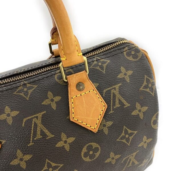 ec 18892 5 Louis Vuitton Speedy 25 Mini Bag Monogram Canvas Brown Beige