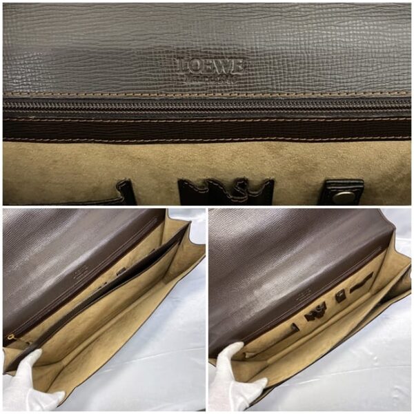 ec 19099 9 Loewe Business Bag Leather Brown