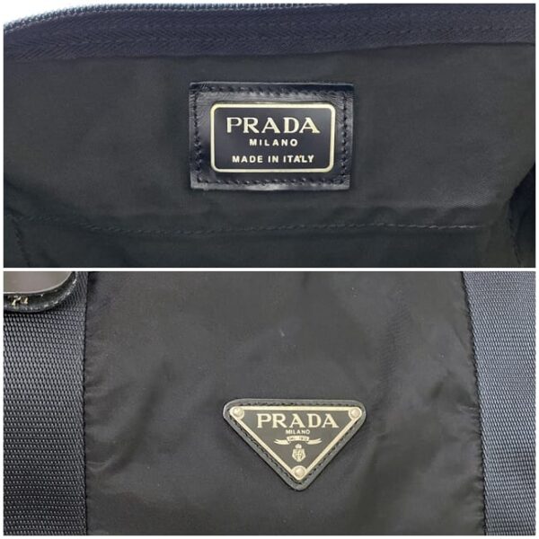 ec 19162 9 Prada 2way Bag Nylon Black