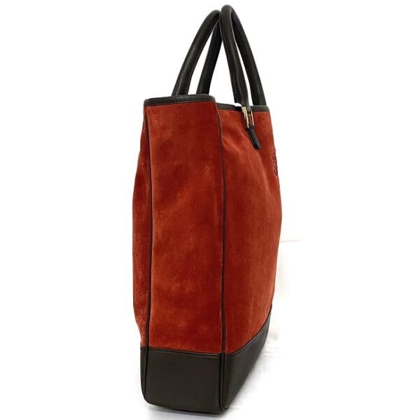 ec 19173 2 Loewe Tote Bag Suede Leather Red