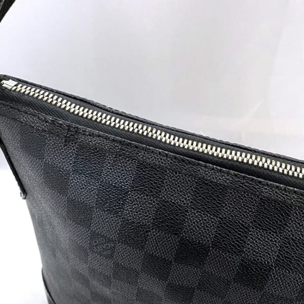 ec 19305 6 Louis Vuitton Mick PM Messenger Bag Damier Canvas Gray Black