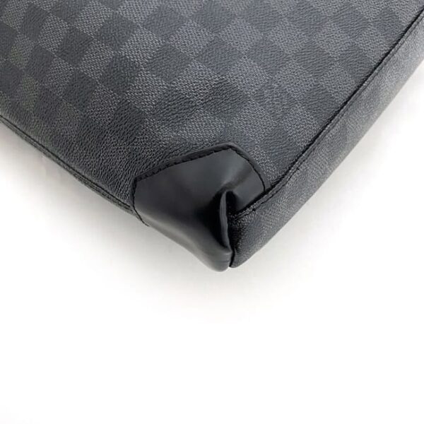 ec 19305 8 Louis Vuitton Mick PM Messenger Bag Damier Canvas Gray Black