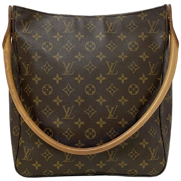 ec 19318 1 Louis Vuitton Looping GM Shoulder Bag Monogram Canvas Brown