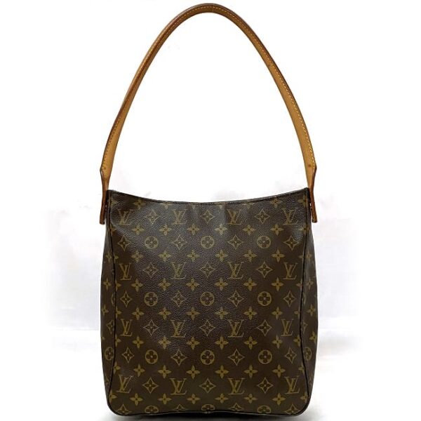 ec 19318 2 Louis Vuitton Looping GM Shoulder Bag Monogram Canvas Brown