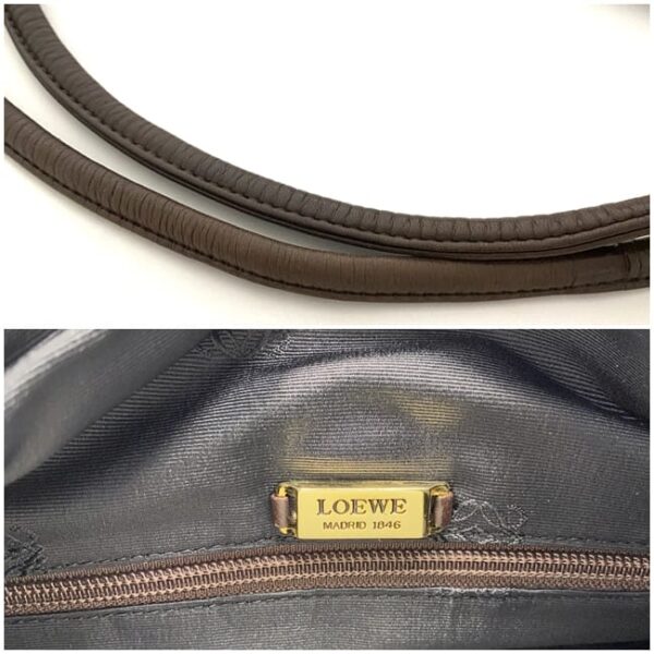 ec 19321 10 Loewe Shoulder Bag Leather Brown