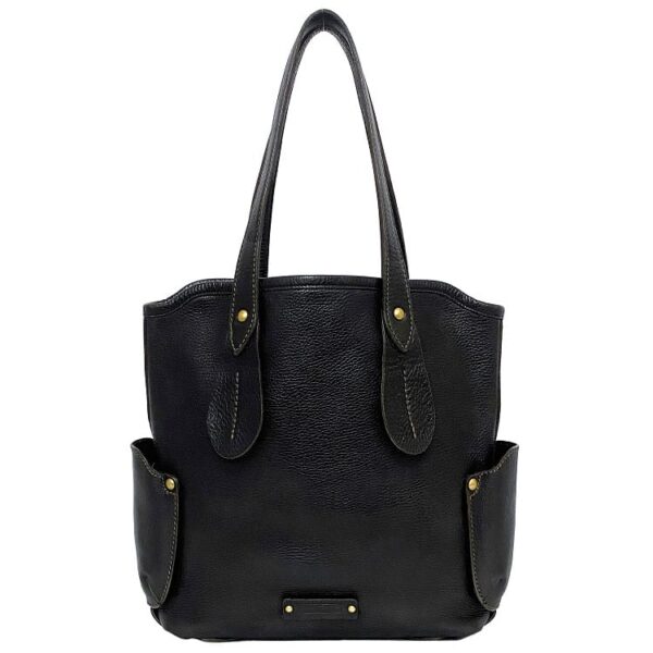 ec 19399 1 Salvatore Ferragamo Tote Bag Leather Black