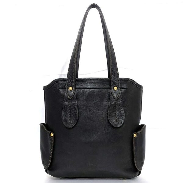 ec 19399 3 Salvatore Ferragamo Tote Bag Leather Black