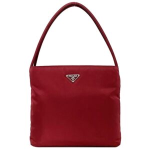 ec 19408 1 Prada 2Way Tote Bag Saffiano Leather Bordeaux Black